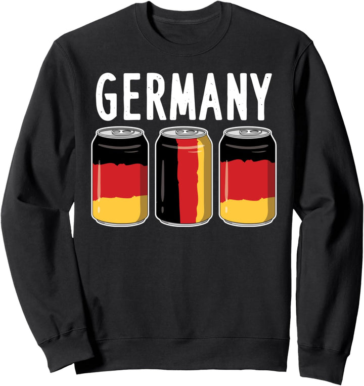 Deutschland Fahne Deutsche Flagge Getränkedosen Deutschland Sweatshirt
