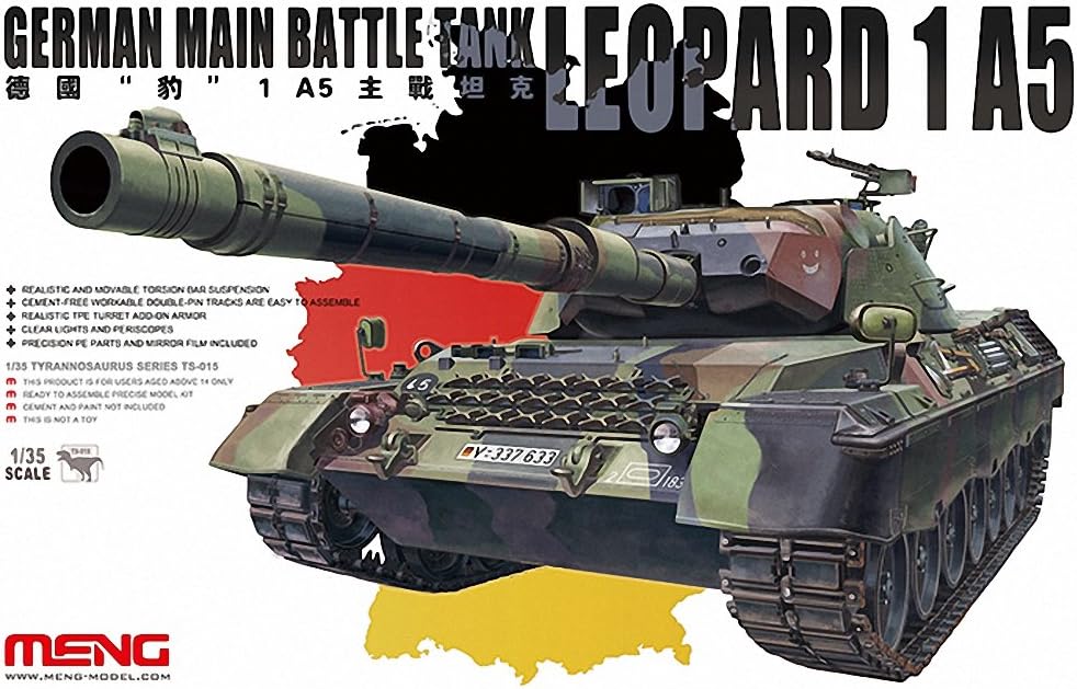 Meng TS-015 - Modellbausatz German main Battle Tank Leopard 1 A5