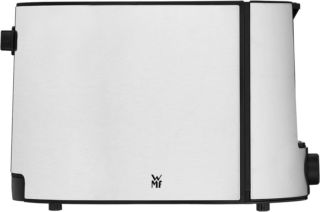 WMF Bueno Pro Toaster Edelstahl, Doppelschlitz Toaster mit Brötchenaufsatz, 2 Scheiben, 6 Bräunungss
