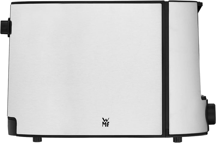 WMF Bueno Pro Toaster Edelstahl, Doppelschlitz Toaster mit Brötchenaufsatz, 2 Scheiben, 6 Bräunungss