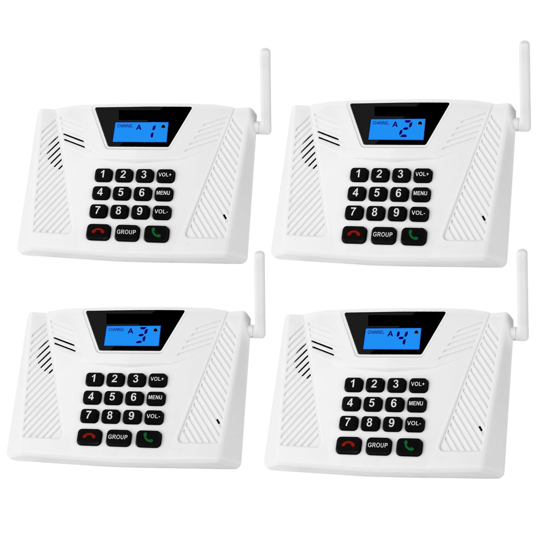 Intercoms Wireless for Home Upgraded, Hands Free Intercom 1,615.4 m, Echtzeit-Zwei-Wege-Gegensprecha