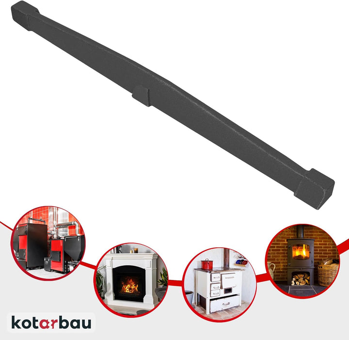 KOTARBAU Kaminrost 580 mm Einzelrost Aschenrost Tafelrost Rost Ersatzteile Zubehör Gusseisenrost Ofe