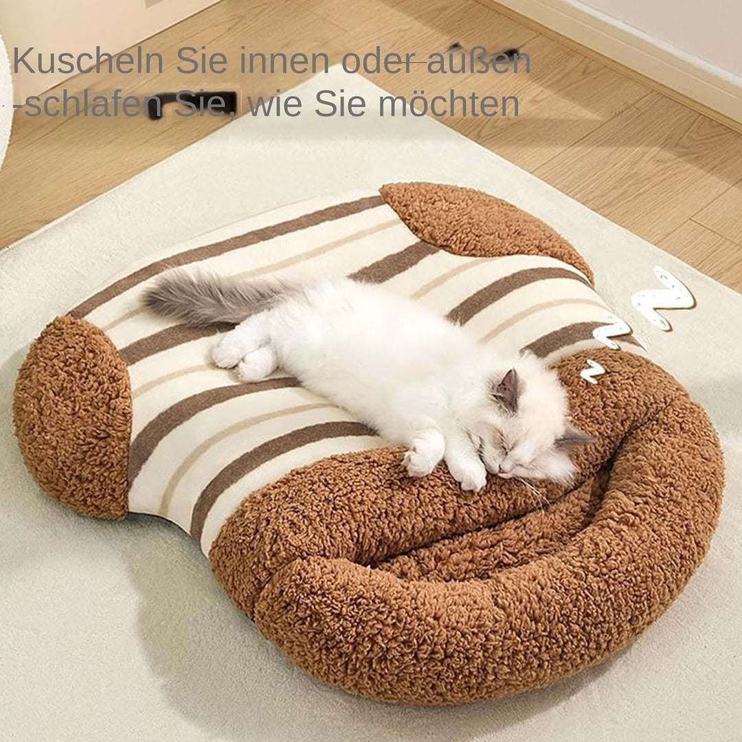 Katze Schlafsack - selbstwärme Plüschkätzchenbeutel | Katze Hideaway Sleeping Backdle Bags | Wrap co