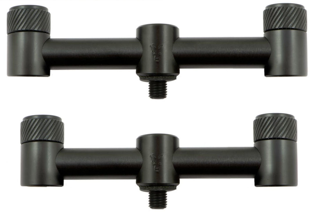 Fox Black Label 2-Rod QR Buzzer Bar (11,5 & 13cm) - 2 Buzzerbars zur Ablage von Karpfenruten, Rutena