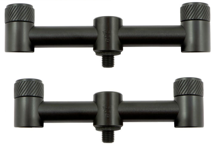 Fox Black Label 2-Rod QR Buzzer Bar (11,5 & 13cm) - 2 Buzzerbars zur Ablage von Karpfenruten, Rutena