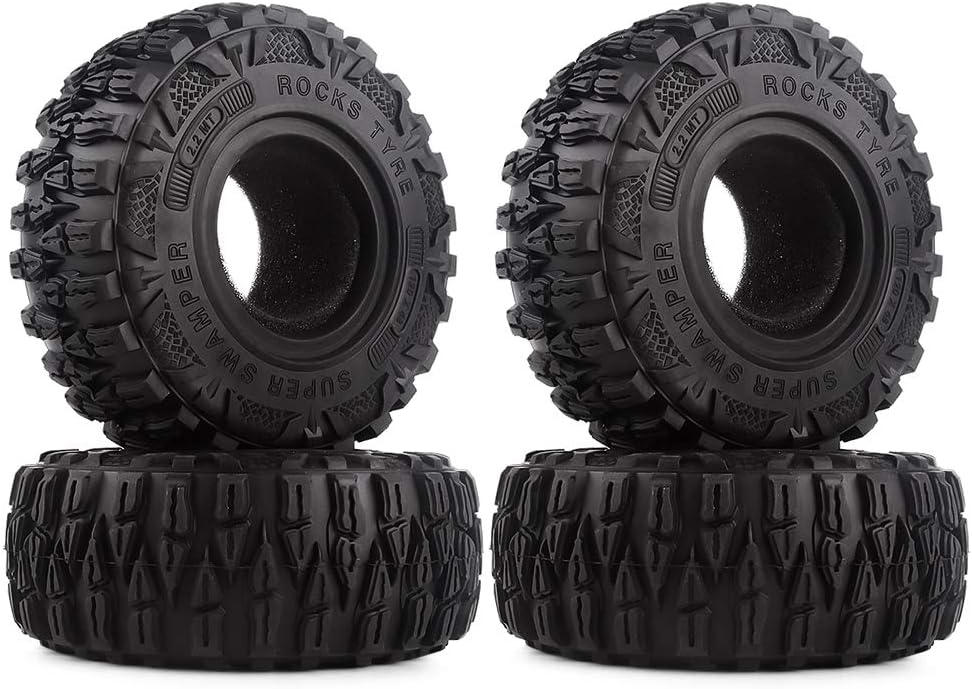 INJORA RC Reifen 4pcs 2,2inch RC Crawler Reifen Reifen Set für 1:10 RC Rock Crawler TRX4 TRX-6 Axial