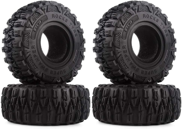 INJORA RC Reifen 4pcs 2,2inch RC Crawler Reifen Reifen Set für 1:10 RC Rock Crawler TRX4 TRX-6 Axial