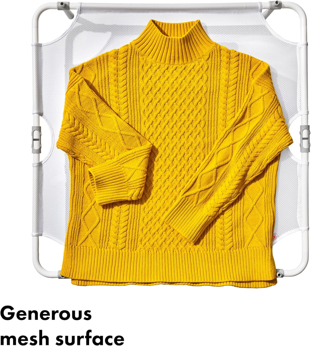 OXO Folding Sweater Drying Rack with Fold-Flat Legs Good Grips Faltbarer Pullover-Trockenständer mit