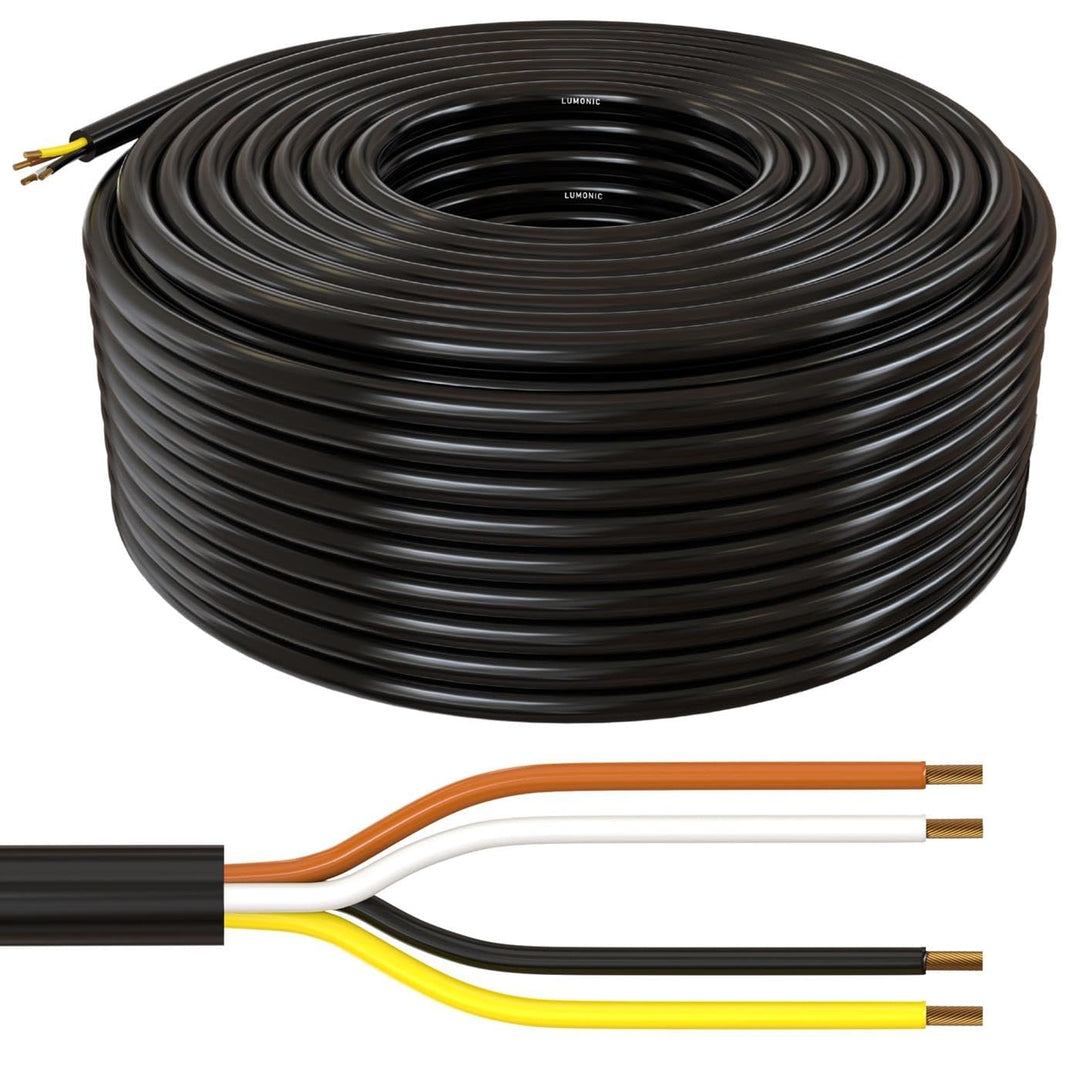 20m Lumonic 1m FLRYY Fahrzeugkabel 4 adrig I Fahrzeugleitung mit Kabelquerschnitt 4x 1,5mm² I Kabel
