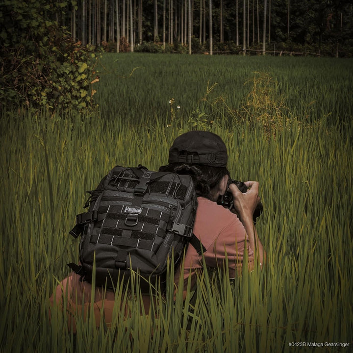 Maxpedition Malaga GearSlinger Schwarz, Schwarz