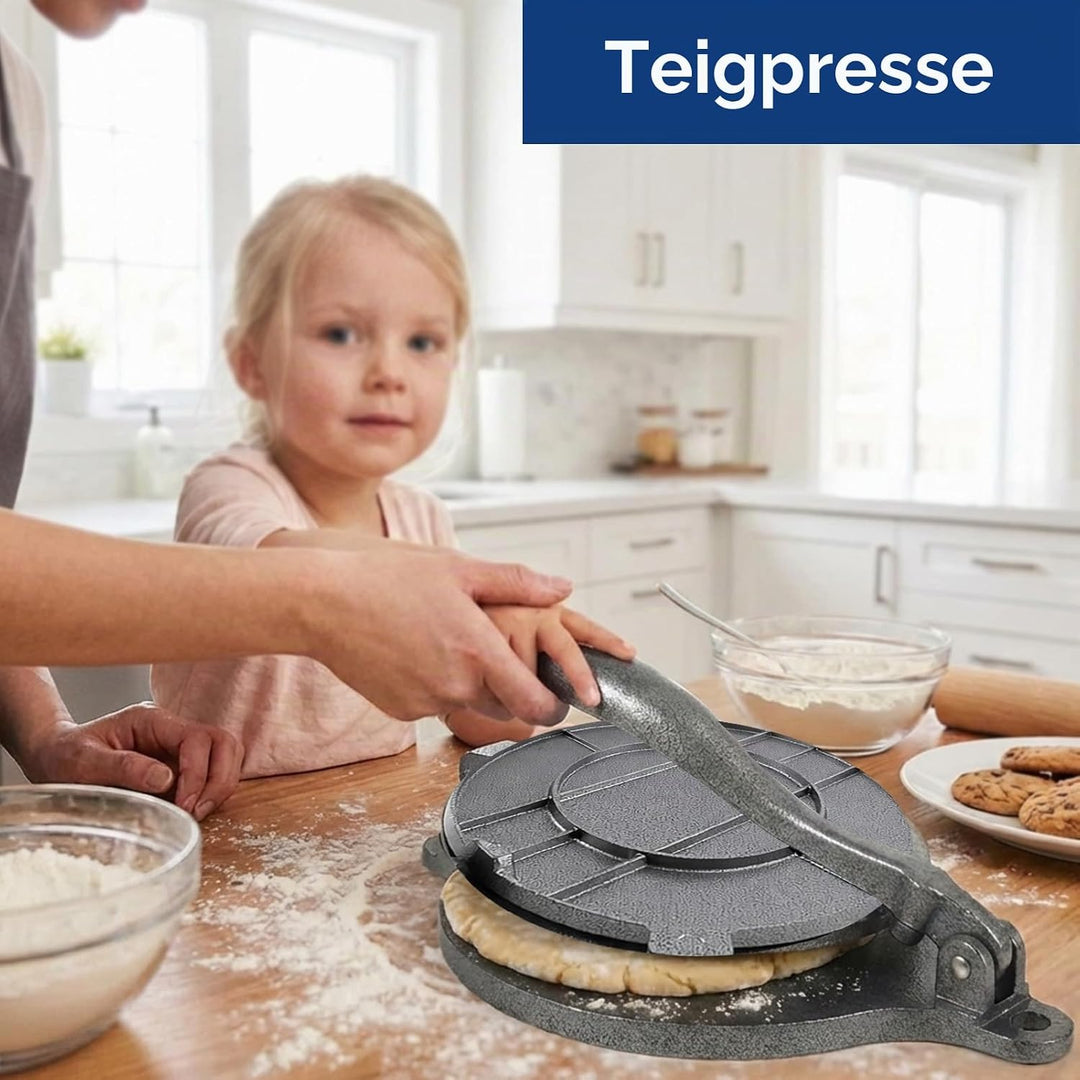 Tortilla Press, Aluminiumlegierung Manual Gusseisen Tortilla -Hersteller Taco Press Tortillera Patac