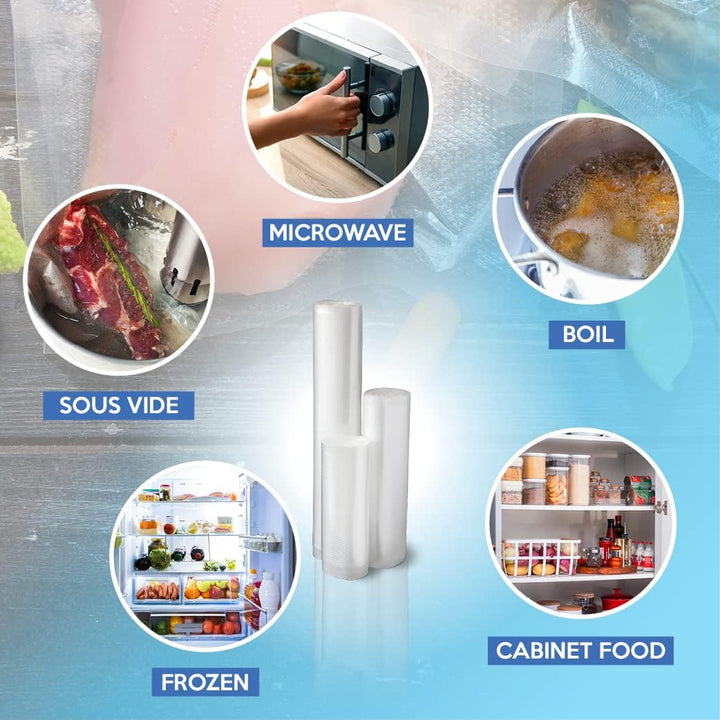 Wimex 100 Vakuumbeutel 18x30cm (30mt) | BPA Free | Sous Vide geeignet | stabile Schweissnaht | Für a