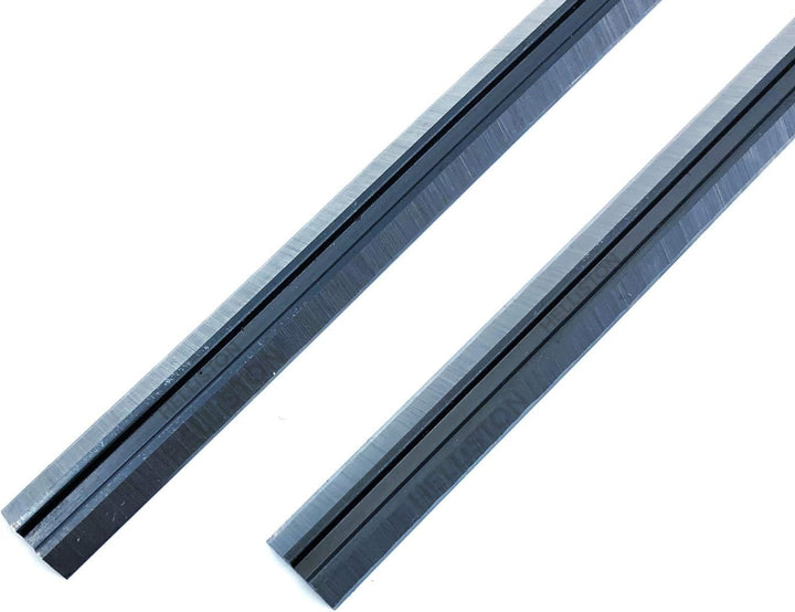 HSS Hobelmesser kompatibel mit Makita 2012 2012NB, OHNE PLASTIK, 306x8x2mm (1 Satz = 2 Wendemesser),