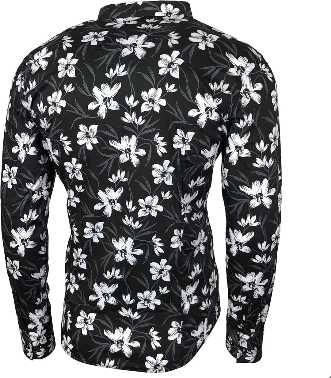 Blumen Hemden Herren Bunte Hemd Langarmhemd Muster Freizeitshemd Langarm Casual Mehrfarbig Shirt S S