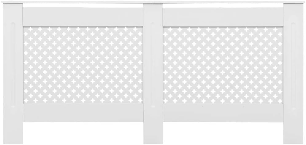 Wohnzimmer 2 Stücke Heizkörperverkleidungen 172x19x81.5 cm MDF Heizkörper Verkleidung Abdeckung Deko