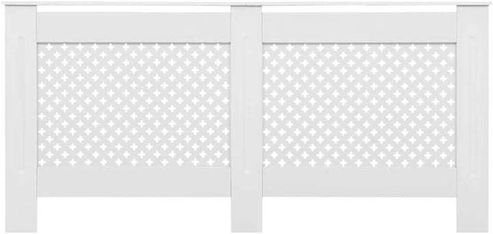 Wohnzimmer 2 Stücke Heizkörperverkleidungen 172x19x81.5 cm MDF Heizkörper Verkleidung Abdeckung Deko