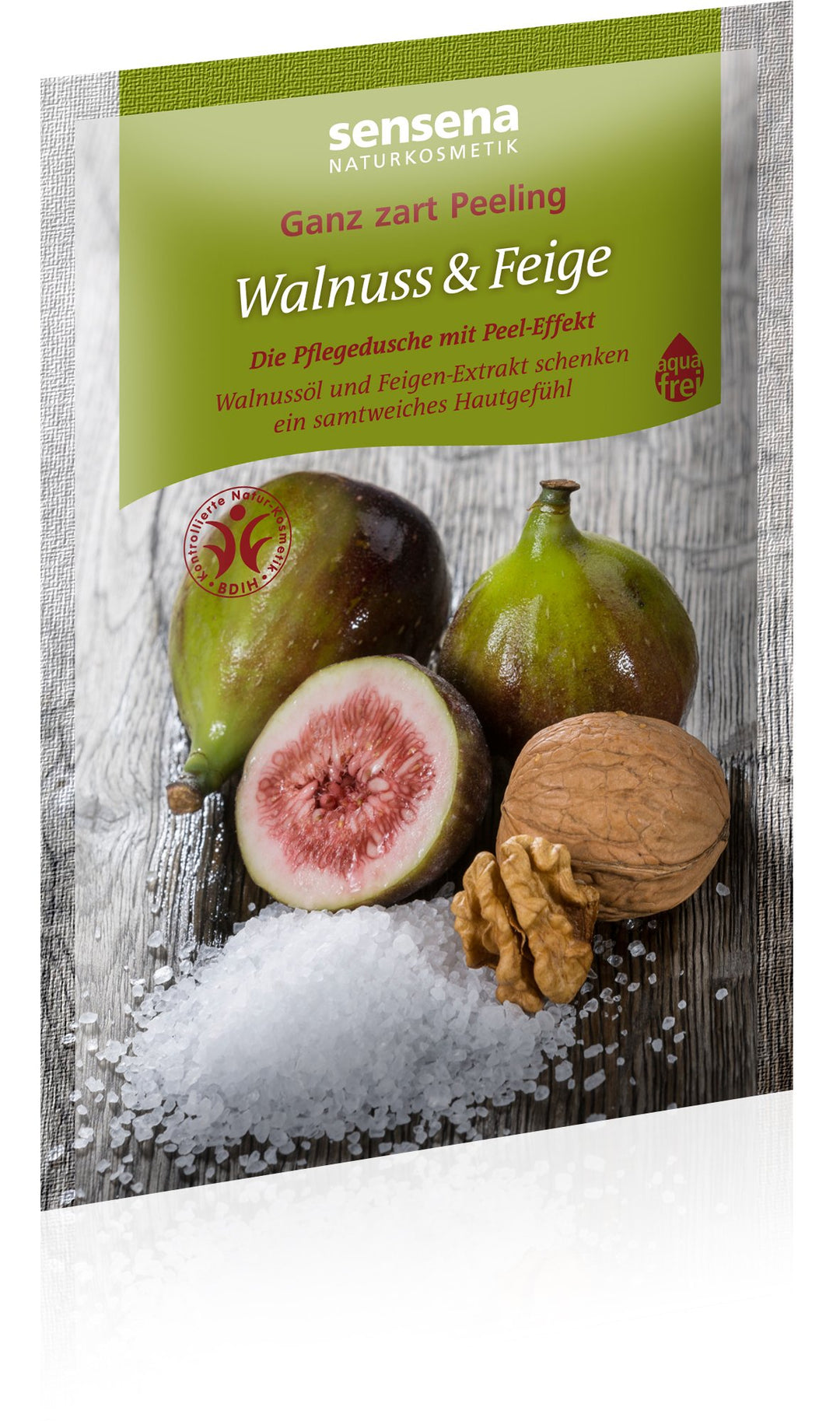 Ganz zart Peeling "Walnuss und Feige", 3er Pack (3 x 80 g)