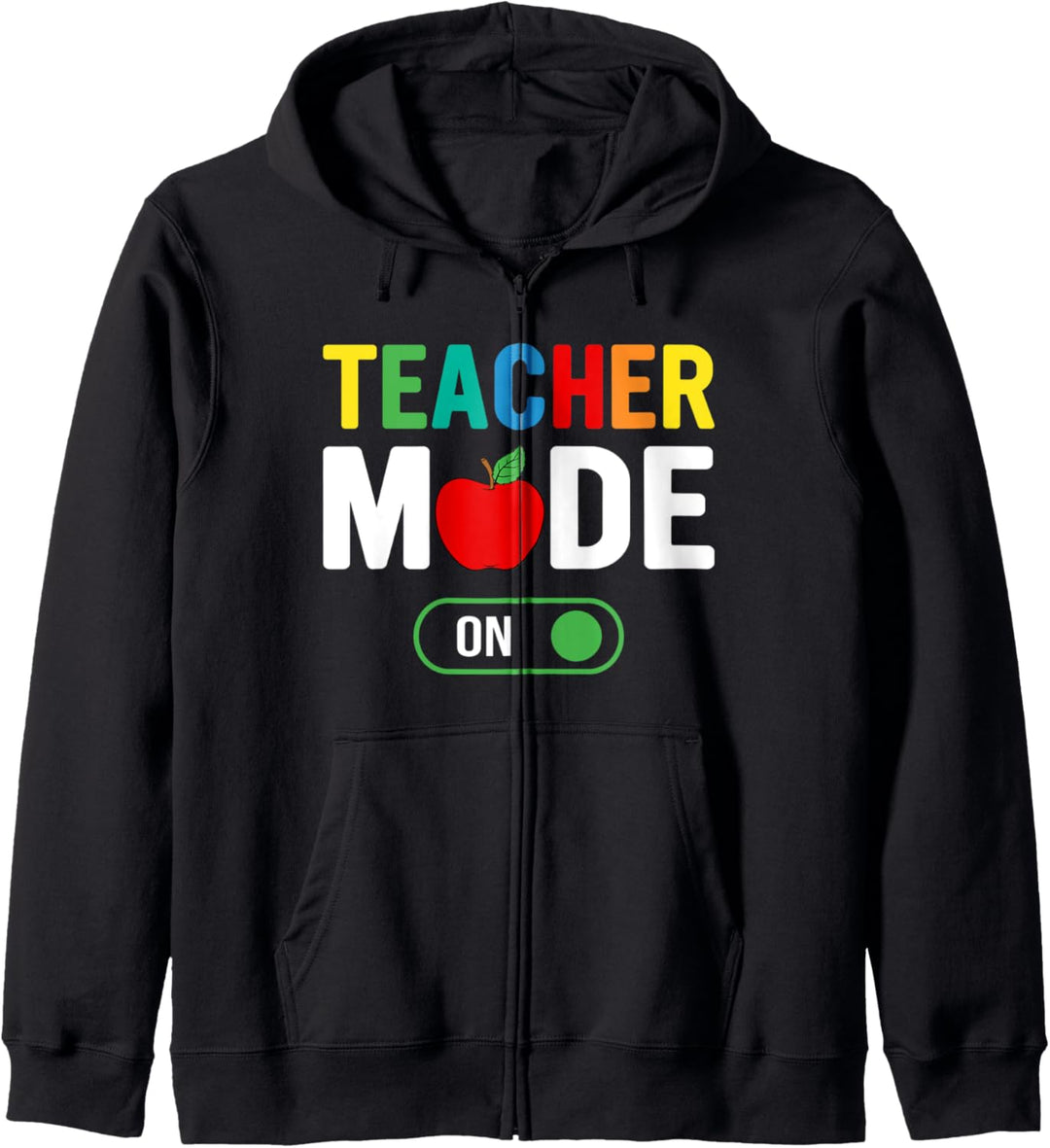 Lehrermodus am lustigen ersten Schultag Kapuzenjacke