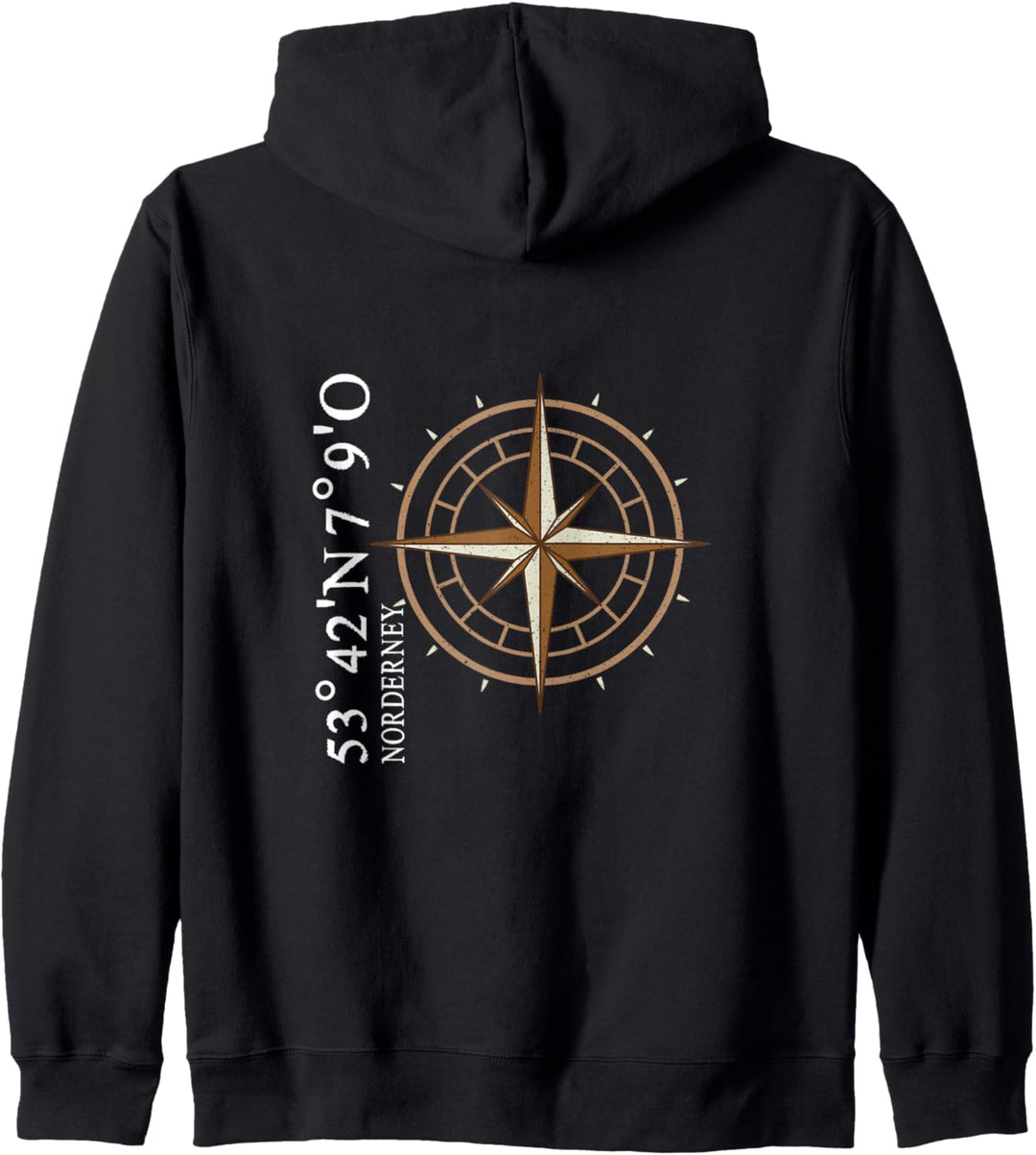 Norderney Koordinaten Souvenir Insel, Norderney Kapuzenjacke