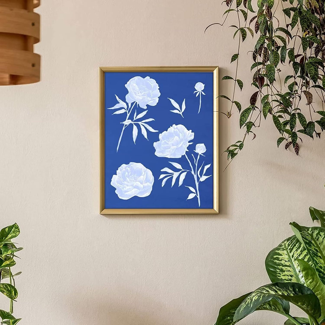 runrayay 60 Blatt Sun Print Cyanotype Papier, A6 Solar Zeichnung Papier Empfindlichkeit Natur Drucke