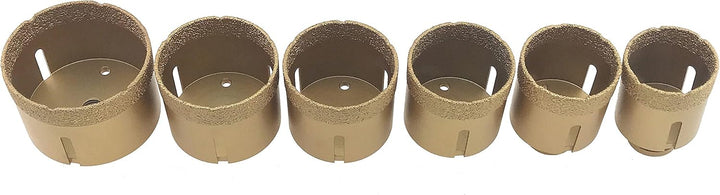 PRODIAMANT Profi Fliesenbohrer Fliese 75 mm x M14 Diamantbohrer Winkelschleifer für trockenbohren in