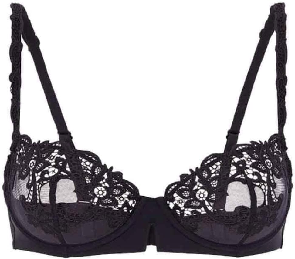 Simone Perele Damen Saga Demi Cup BH 85B Schwarz, 85B Schwarz