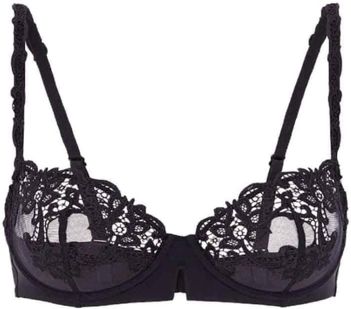 Simone Perele Damen Saga Demi Cup BH 85B Schwarz, 85B Schwarz