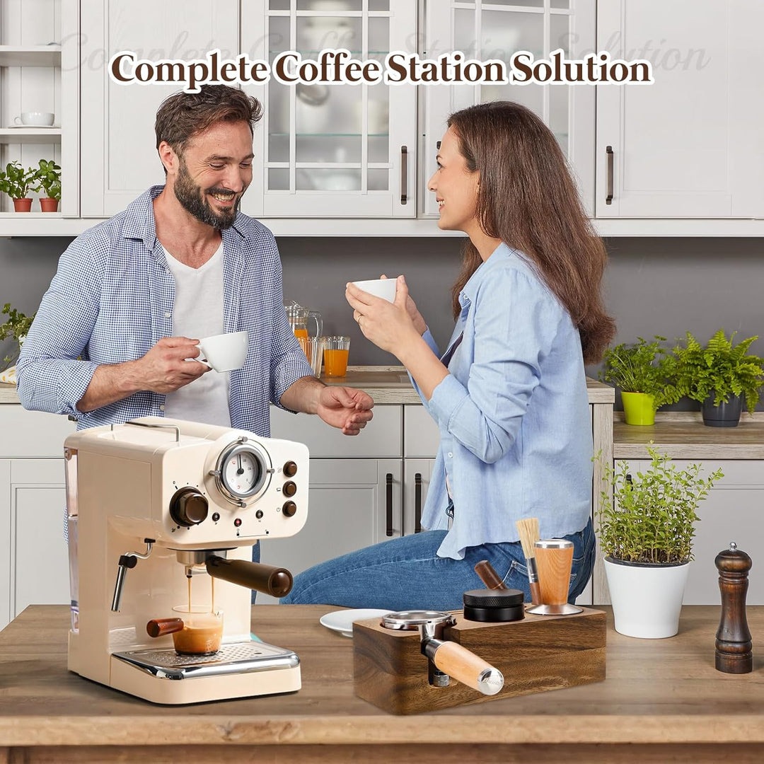 Espresso-Tamperstation, multifunktionale Tamperstation, rutschfeste Tamperstation, Espressostation z