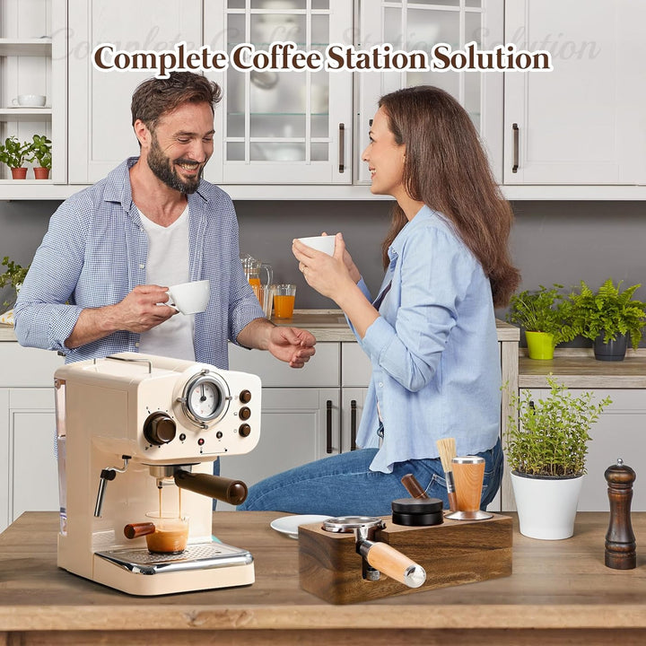 Espresso-Tamperstation, multifunktionale Tamperstation, rutschfeste Tamperstation, Espressostation z