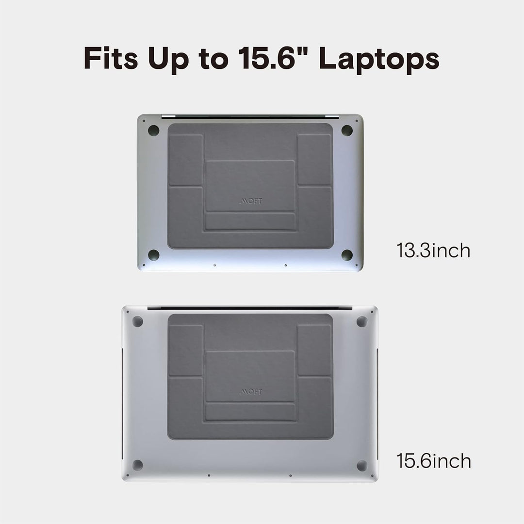 MOFT Laptop Ständer, Faltbarer Laptopständer Notebook Ständer mit 2 einstellbaren Winkeln, Haltung V