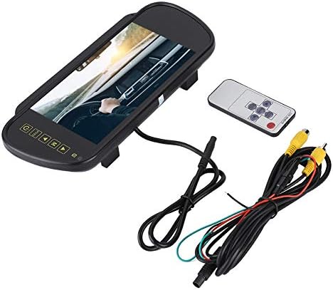 7 Zoll Auto Rückspiegel Display, 800x480 HD LED Einparkhilfe Bildschirm Monitor für VCD/DVD/GPS/Auto