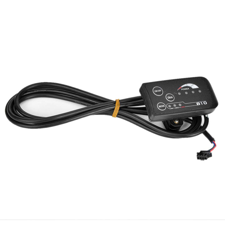 Led Display Fahrrad, Led-Display 36V-48V Elektrofahrrad, Elektrisches Fahrrad 810 LED Anzeige mit 5-