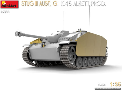 Mini Art 550035388 MiniArt 35388 1:35 Dt. STUG III AUSF.G 1945 Alkett-originalgetreue Nachbildung, M