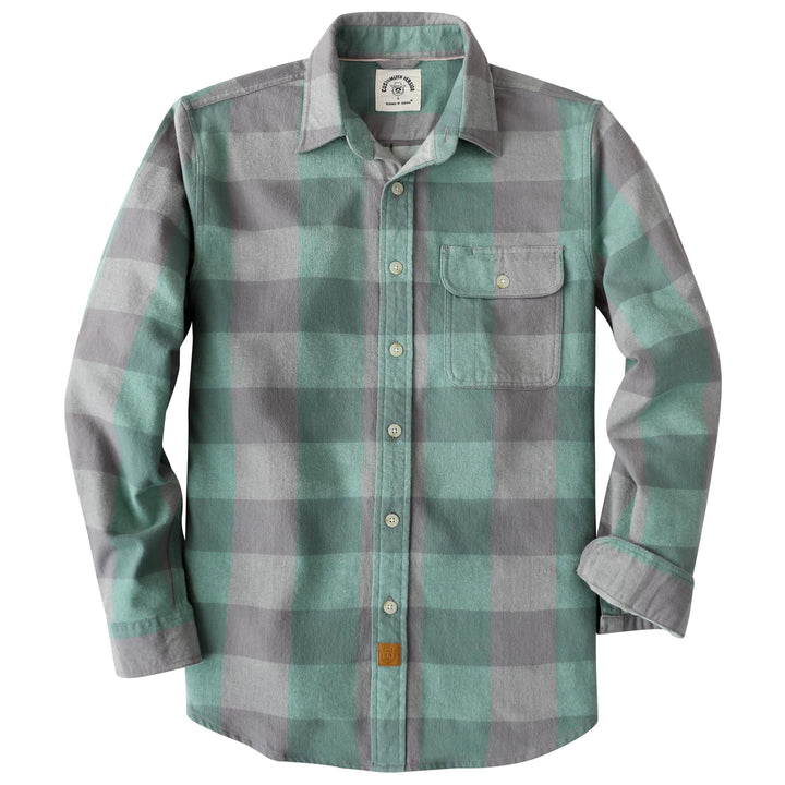 Dubinik® 6 oz Flanellhemd Herren Flanellhemden Herren Langarm Regular Fit Kariert Button Down Warm F