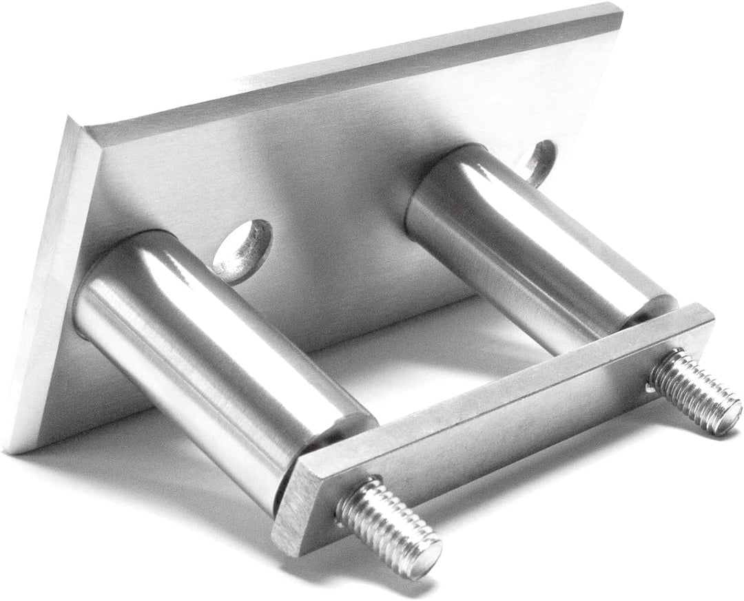 PRIOstahl Pfostenträger Pfostenhalter Wandanker Wandflansch Handlauf Bodenanker x 1 Halter Rechteck
