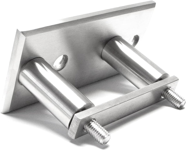 PRIOstahl Pfostenträger Pfostenhalter Wandanker Wandflansch Handlauf Bodenanker x 1 Halter Rechteck