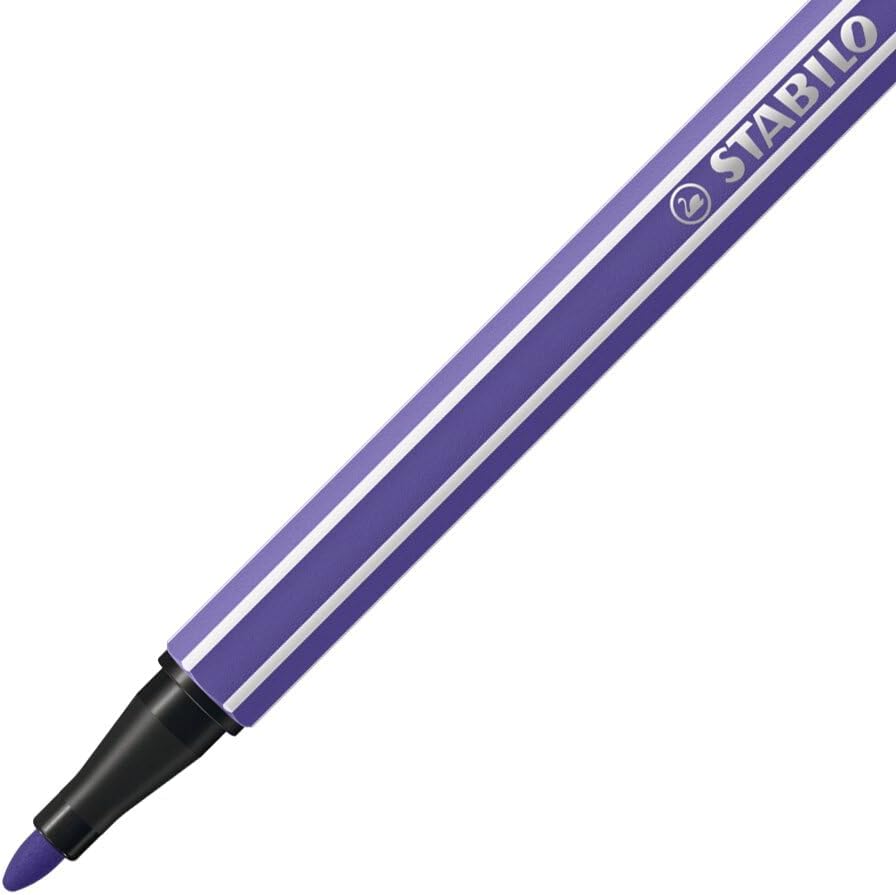 STABILO Premium-Filzstift Pen 68 - ARTY - 18er Pack - mit 18 verschiedenen Farben, 18er Pack