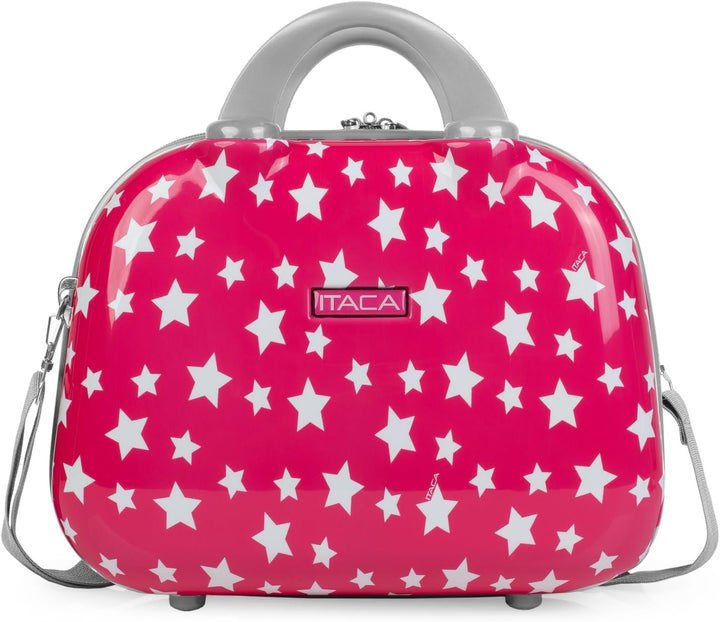 ITACA - Kinderkoffer Mädchen - Kinder Kofferset. Kinderkoffer mit Rollen - 4 Rädrig Reisekoffer Kind