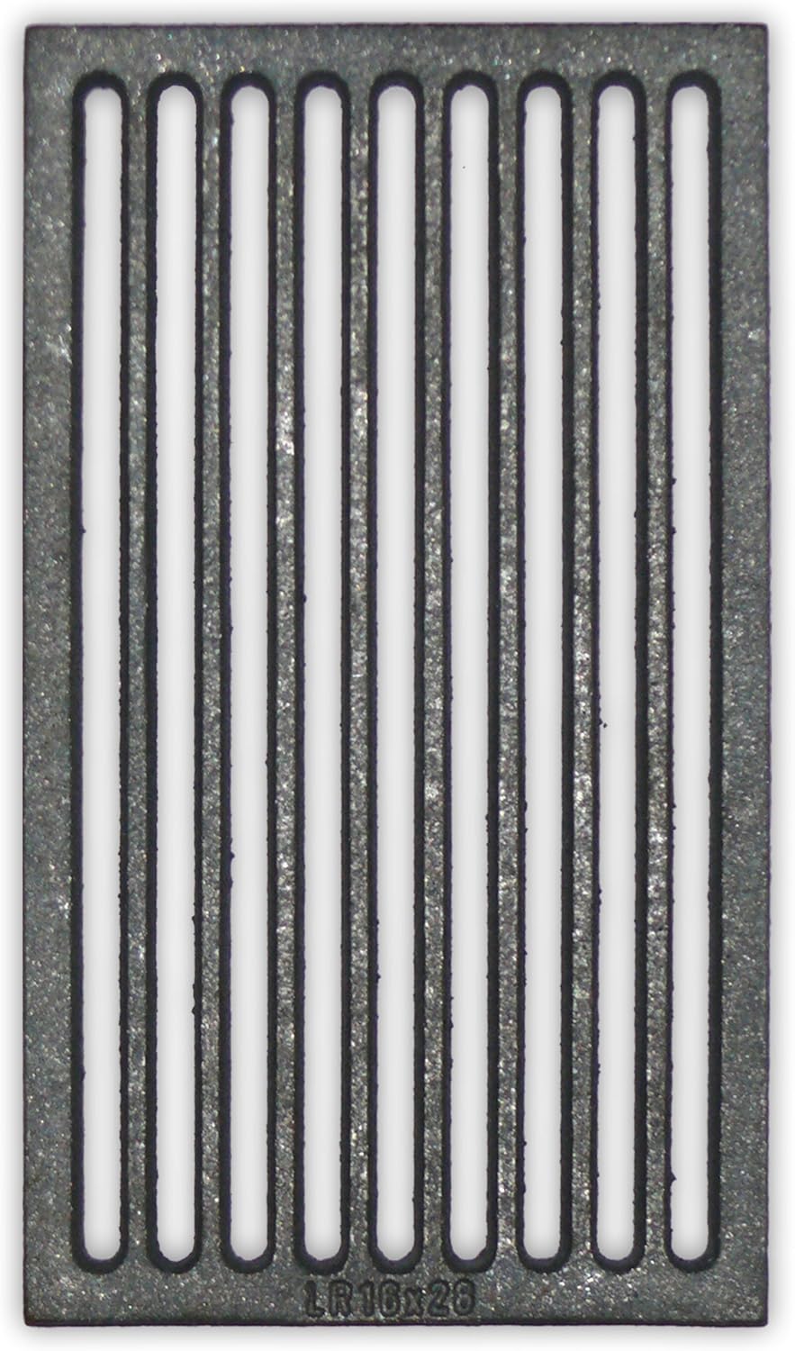 Liegerost 16 x 28 cm - Gussrost Ofenrost Ascherost Tafelrost Kaminrost Premiumqualität