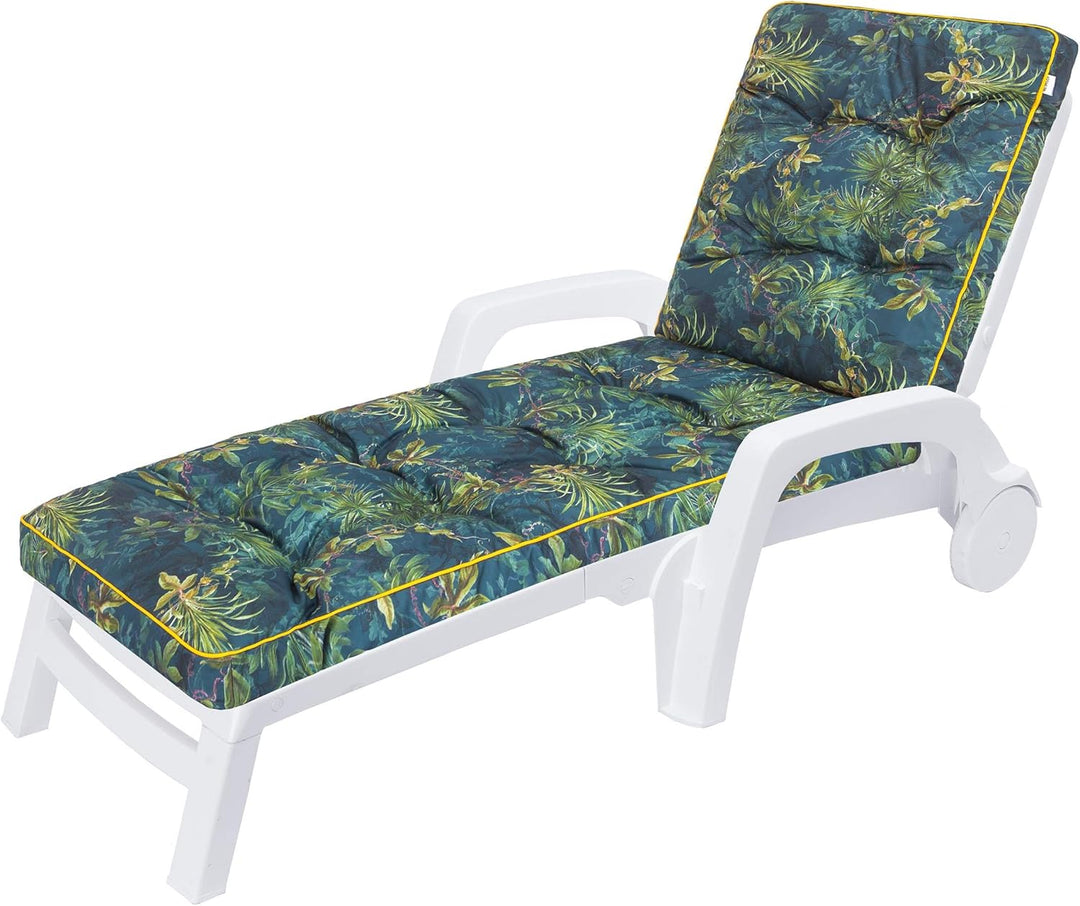 Liegenauflage, Auflage für Gartenliege 200 x 55 x 8 cm, Auflagen für Deckchair, Polsterauflage für S