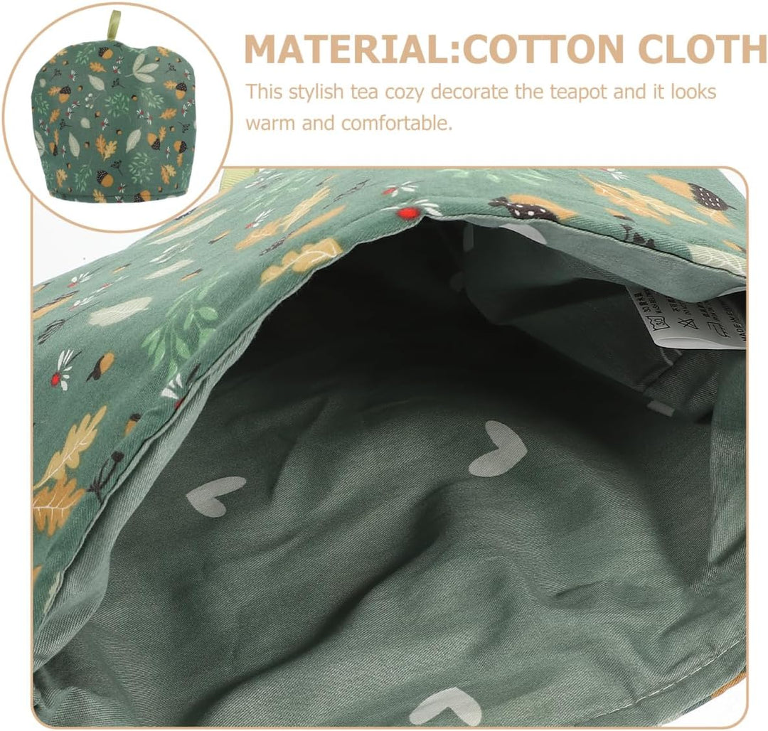 BESTonZON Teekannen-Isolierabdeckung Für Kaffee-Teewärmer Stoff Japanisches Zubehör Japanisches Tee-