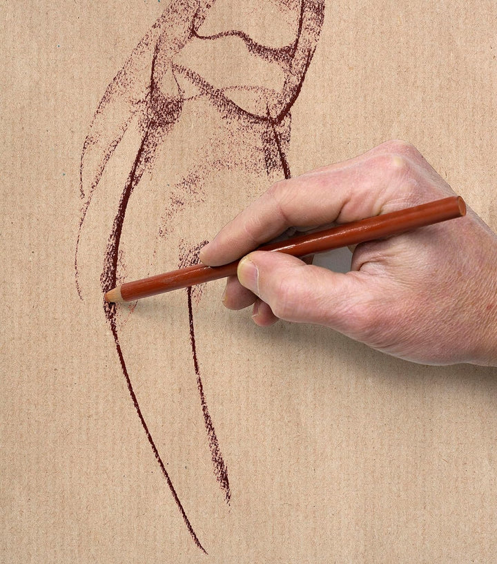 Clairefontaine 975005C Packung mit 25 Blatt Kraftpapier (120g, DIN A1, 59,4 x 84 cm, ideal für Kunst