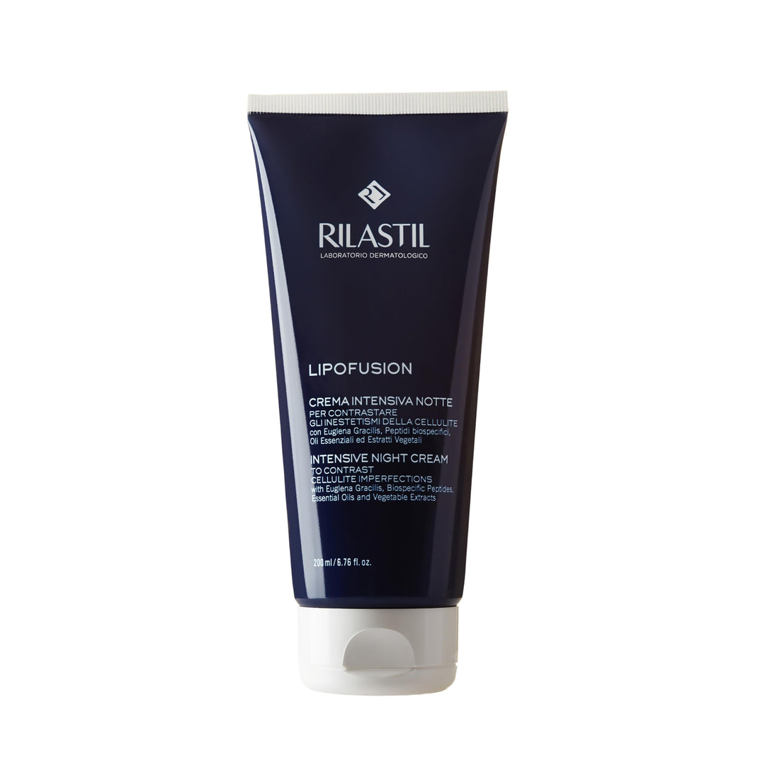 Rilastil Lipofusion Intensive Nachtcreme, Cellulite-Behandlung, leichte und feuchtigkeitsspendende T
