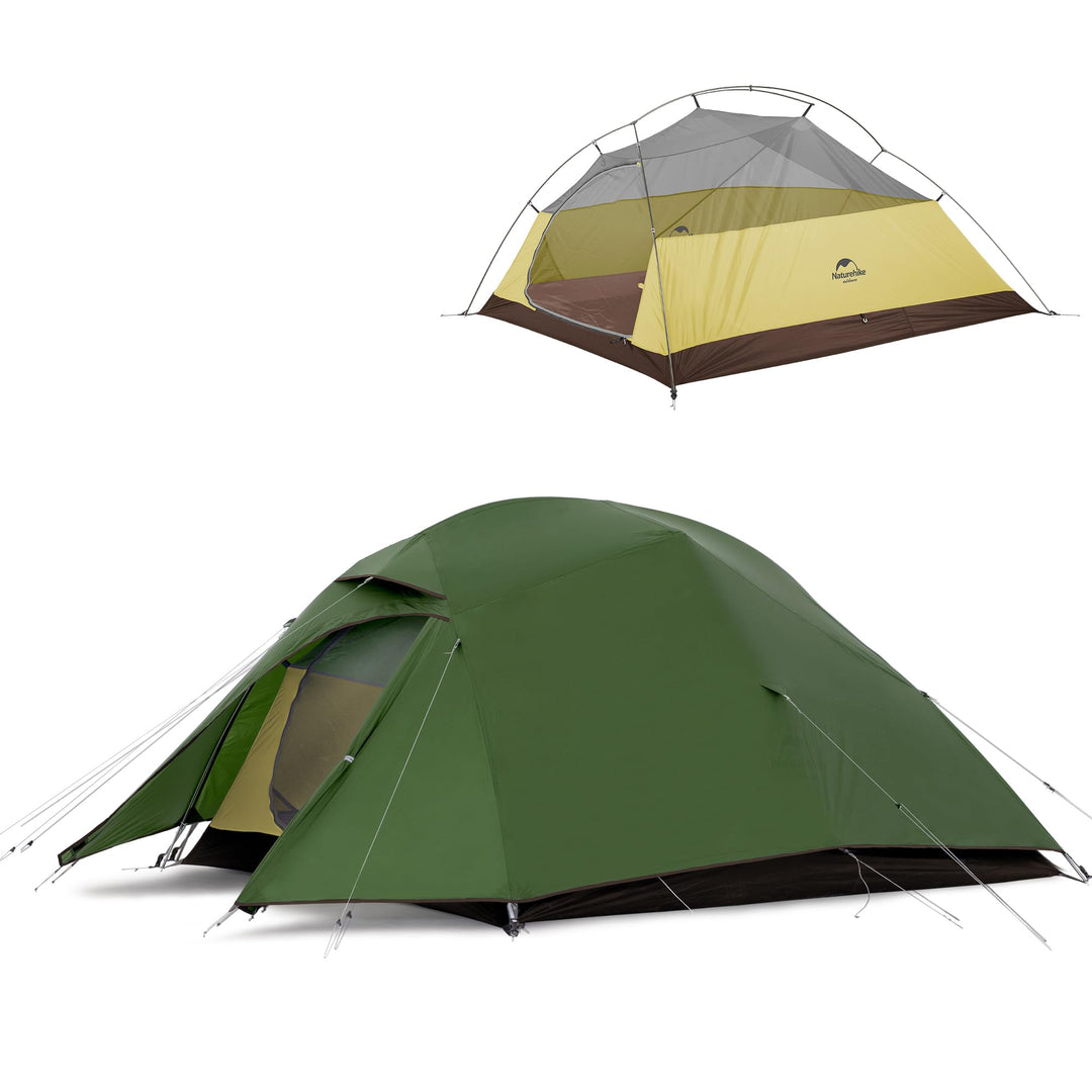 Naturehike Cloud-Up 3 Ultraleichtes Zelt 3-Personen Rucksack Zelt zum Wandern Camping im Freien 20D