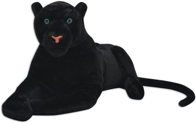 Fest-night XXL Plüschpanther Panther-Form Plüschtier 146x40cm Stoffpanther Stofftier Plüsch Kuschelt