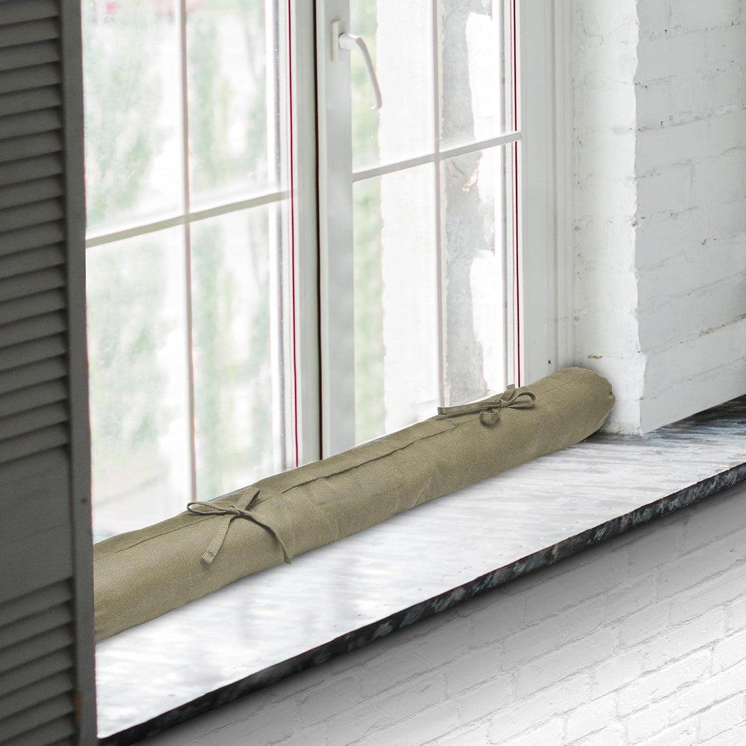 Beautissu Viento Zugluftstopper 120cm - Türluftstopper Haustür Kältestopper für Türen & Fenster - Du
