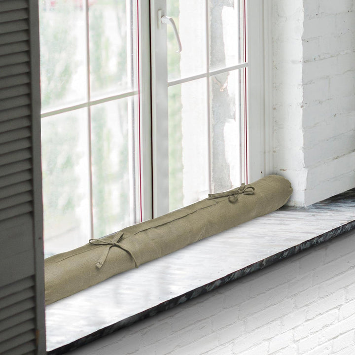 Beautissu Viento Zugluftstopper 120cm - Türluftstopper Haustür Kältestopper für Türen & Fenster - Du