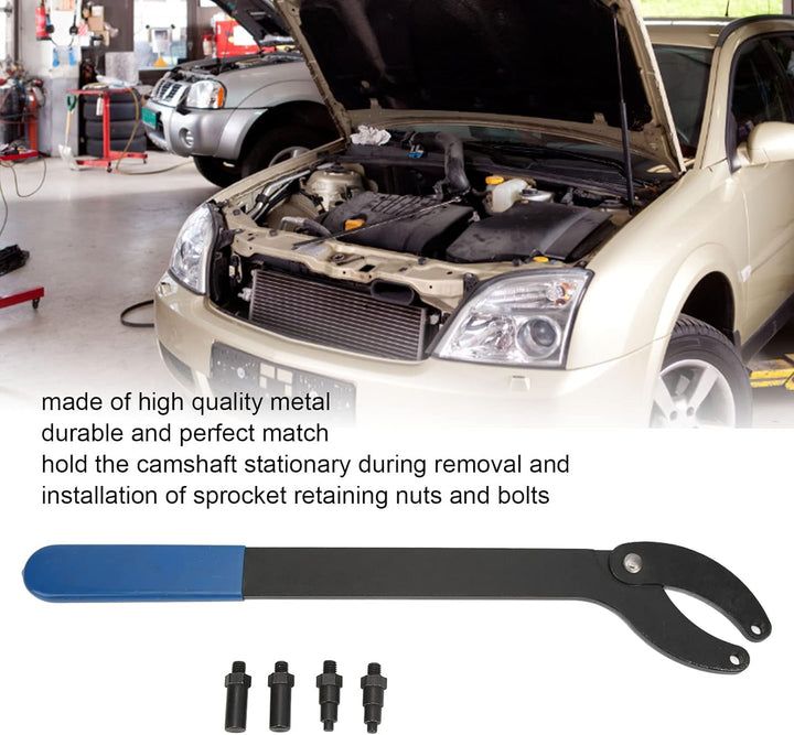 Qiilu Nockenwellenrad-Haltewerkzeug für SEAT Motor Zahnriemen-Wechselwerkzeug Nockenwellenrad-Halter