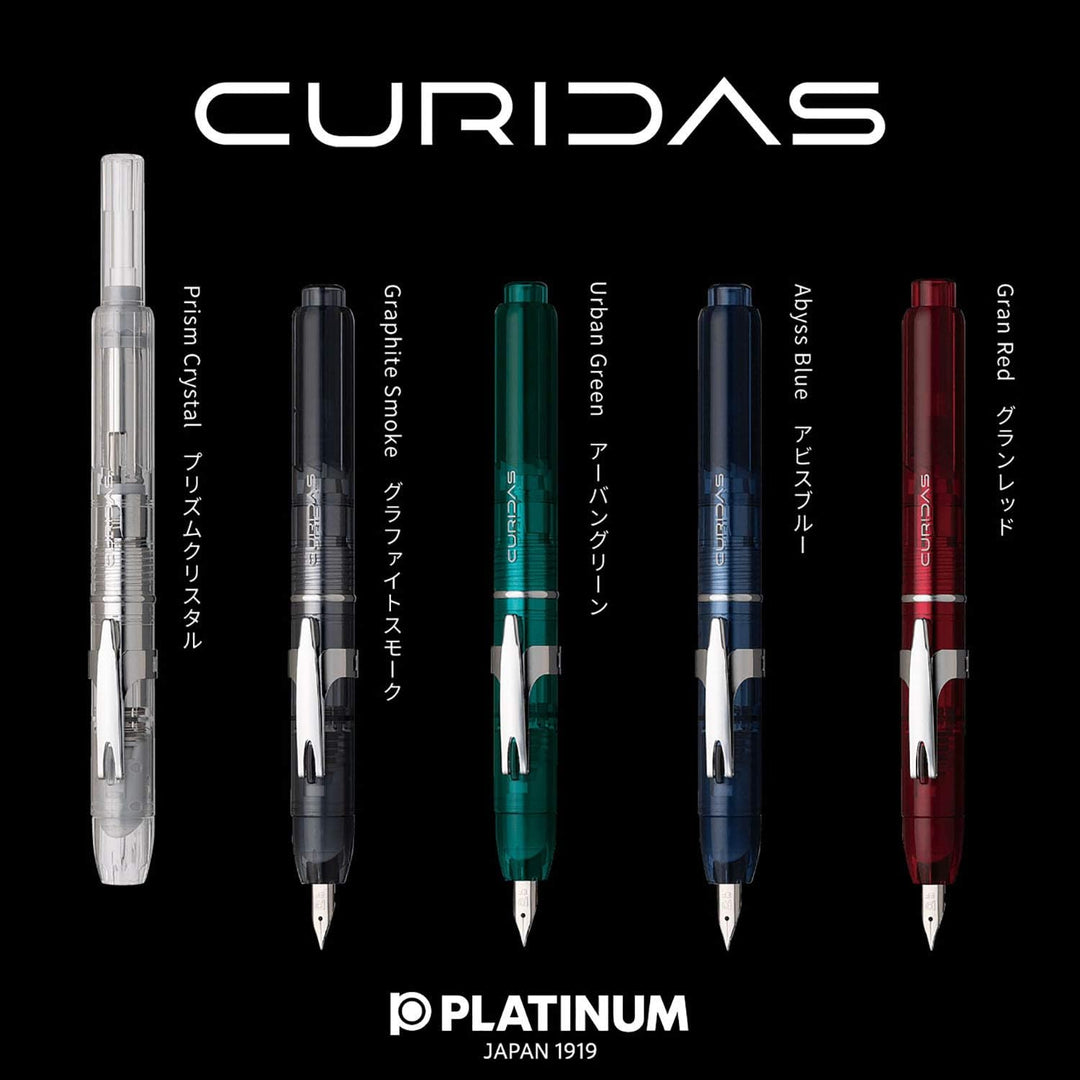 PLATINUM Curidas PKN7000-50F Füllfederhalter/F Fine/Einziehbar/Blau/Handgefertigt/mit Geschenkbox/Fü