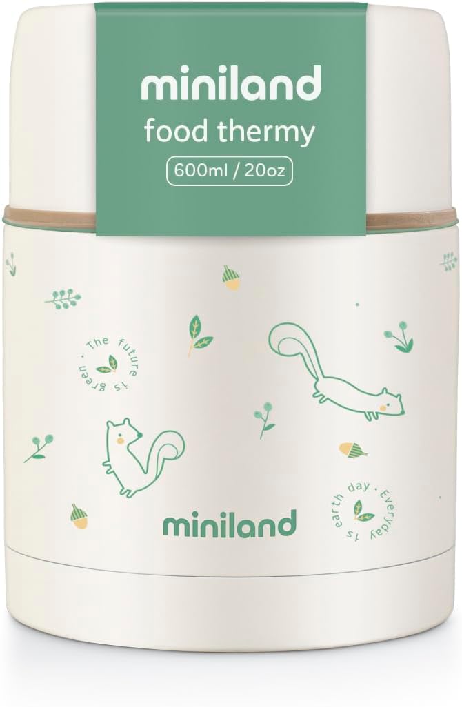 Miniland 89347 Nature Food Thermos Chip, beige, Chip